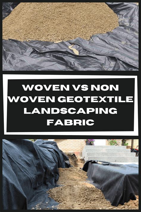 Non-woven fabrics are referred to by weight (i. . Geotextile fabric vs landscape fabric